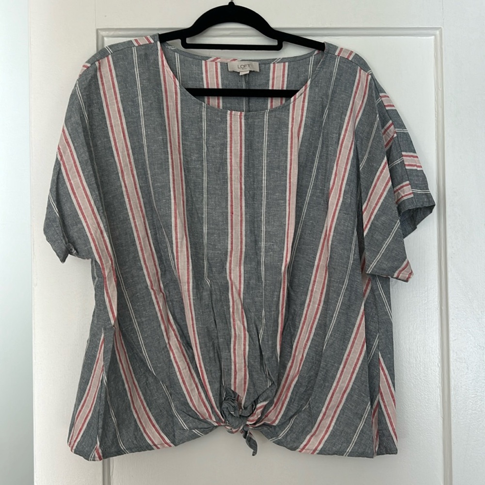Stripped loft top